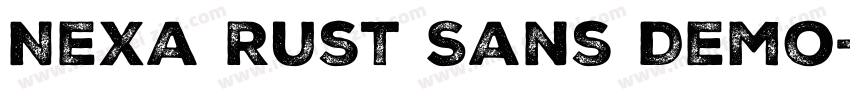 Nexa Rust Sans Demo字体转换